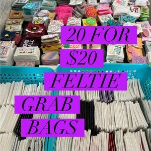 Feltie Grab Bags! $20 for 20 Uncut Felties